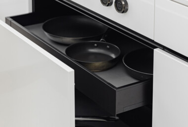 Herzog Küche mit Unterschrank für Töpfe & Pfannen Küche Unterschrank Pfannen Töpfe